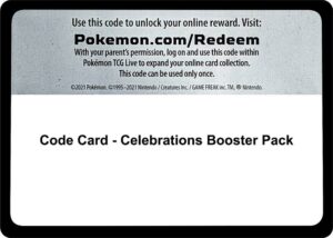 Code Card - Celebrations Booster Pack: Celebrations