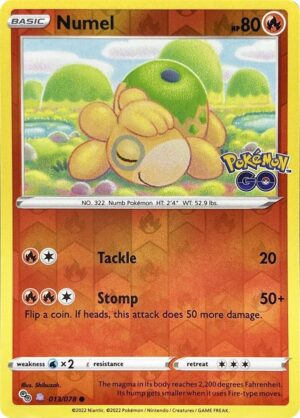 Numel (Peelable Ditto) - 013/078: Pokemon GO