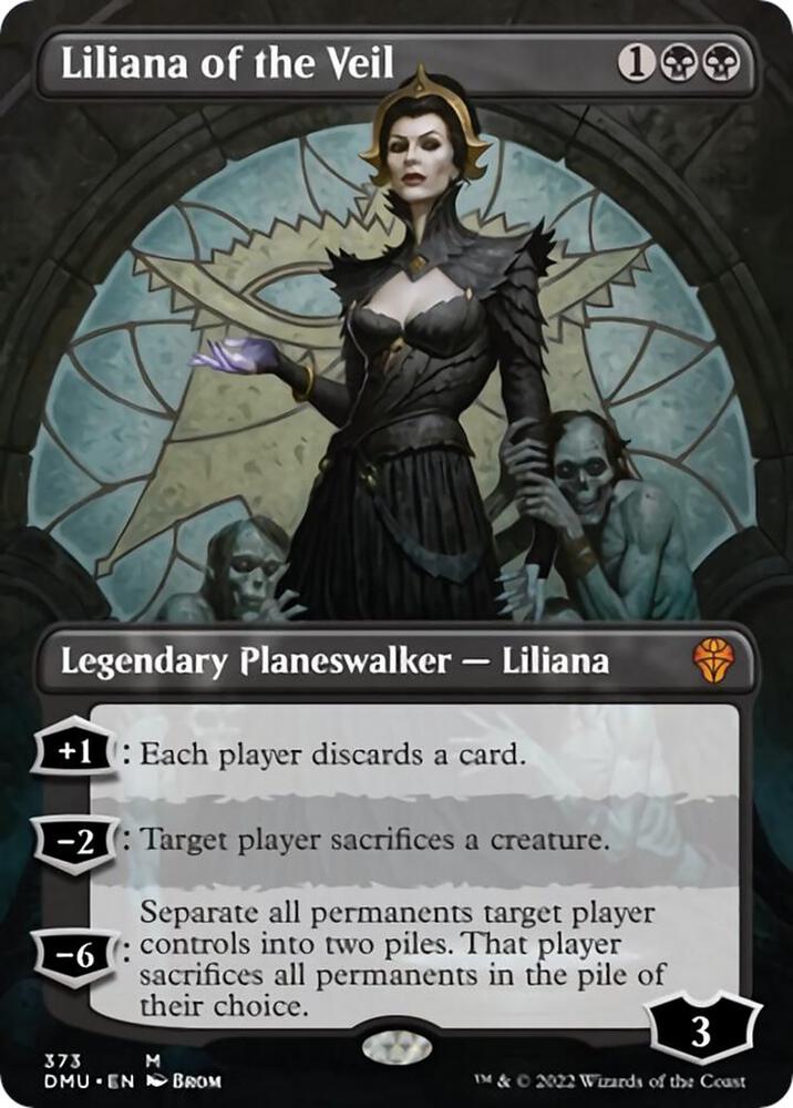Liliana of the Veil (Borderless) - 373: Dominaria United