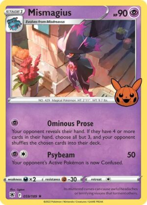 Mismagius - 059/189: Trick or Trade BOOster Bundle