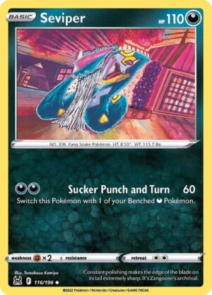 Seviper - 116/196: SWSH11: Lost Origin
