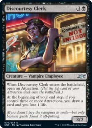 Discourtesy Clerk - 70: Unfinity