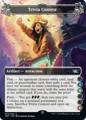 Trivia Contest (2-3-6) - 233: Unfinity