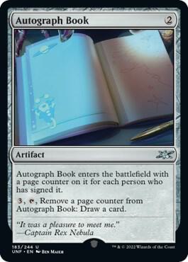 Autograph Book - 183: Unfinity