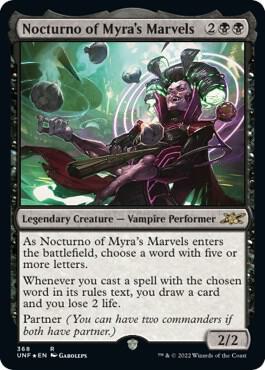 Nocturno of Myra's Marvels (Galaxy Foil) - 368: Unfinity