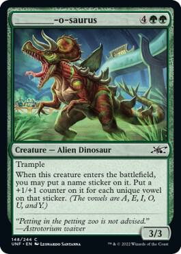 _______-o-saurus - 148: Unfinity