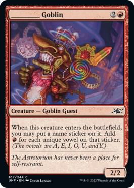 _____ Goblin - 107: Unfinity