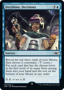 Decisions, Decisions - 44: Unfinity