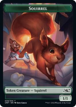 Squirrel Token - 8: Unfinity