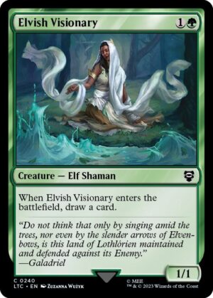 Elvish Visionary - 240: Commander: The Lord of the Rings: Tales of Middle-earth