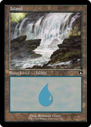 Island (441) (Retro Frame) - 441: Commander Masters
