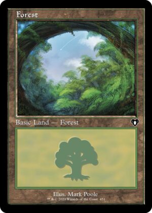 Forest (451) (Retro Frame) - 451: Commander Masters
