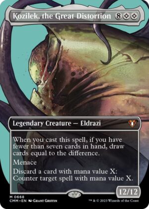 Kozilek, the Great Distortion (Borderless) - 668: Commander Masters