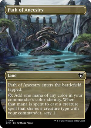 Path of Ancestry (Borderless) - 661: Commander Masters