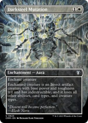 Darksteel Mutation (Borderless) - 623: Commander Masters