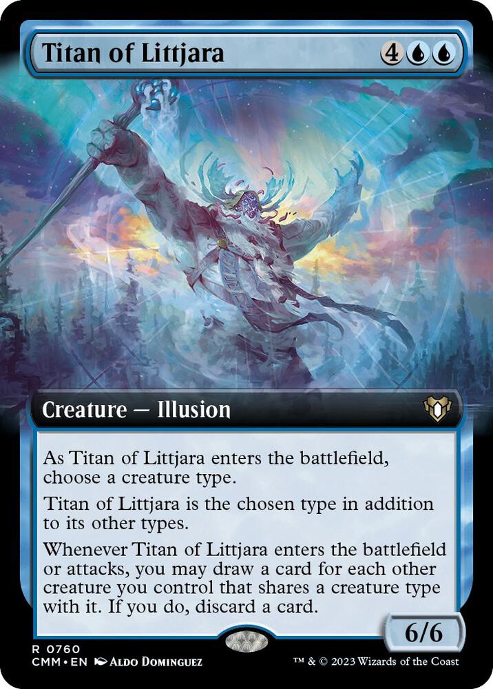 Titan of Littjara (Extended Art) - 760: Commander Masters