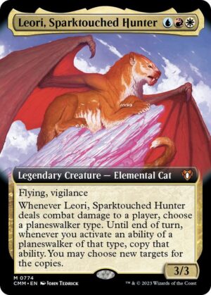 Leori, Sparktouched Hunter (Extended Art) - 774: Commander Masters