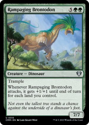 Rampaging Brontodon - 315: Commander Masters