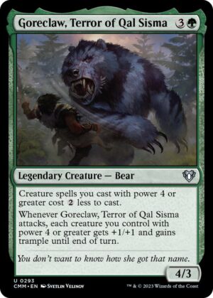 Goreclaw, Terror of Qal Sisma - 293: Commander Masters
