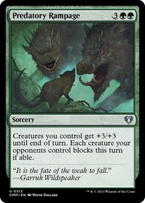 Predatory Rampage - 313: Commander Masters