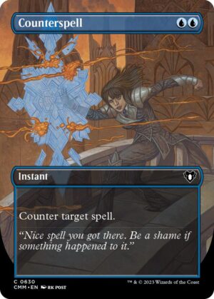 Counterspell (Borderless) - 630: Commander Masters