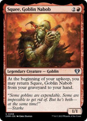 Squee, Goblin Nabob - 258: Commander Masters