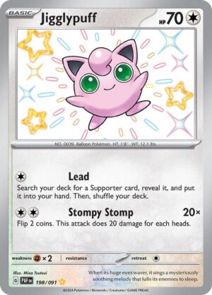 Jigglypuff - 198/091: SV: Paldean Fates