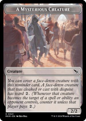 A Mysterious Creature Token - 21: Murders at Karlov Manor