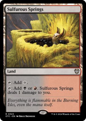 Sulfurous Springs - 323: Commander: Outlaws of Thunder Junction