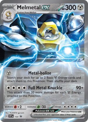 Melmetal ex - 104 - 104: SV: Scarlet & Violet Promo Cards