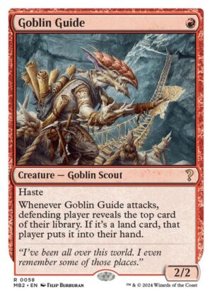 Goblin Guide (White Border) - 58: Mystery Booster 2