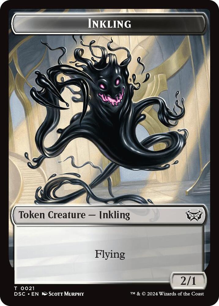 Inkling // Scarecrow Double-Sided Token - 21 // 23: Commander: Duskmourn: House of Horror