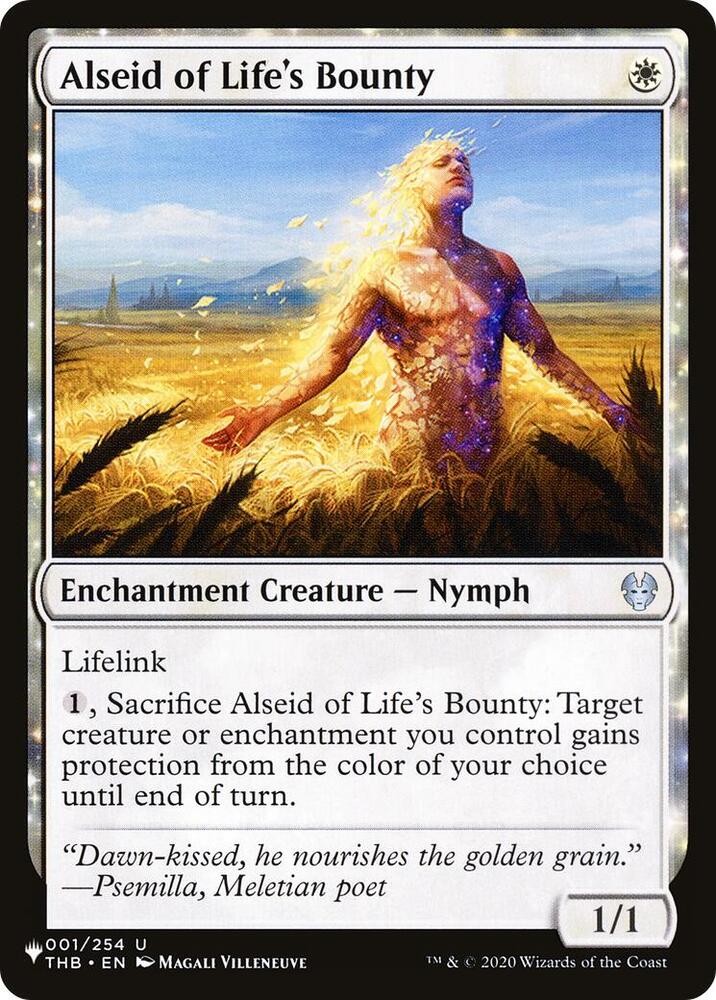 Alseid of Life's Bounty - 001/254: The List Reprints