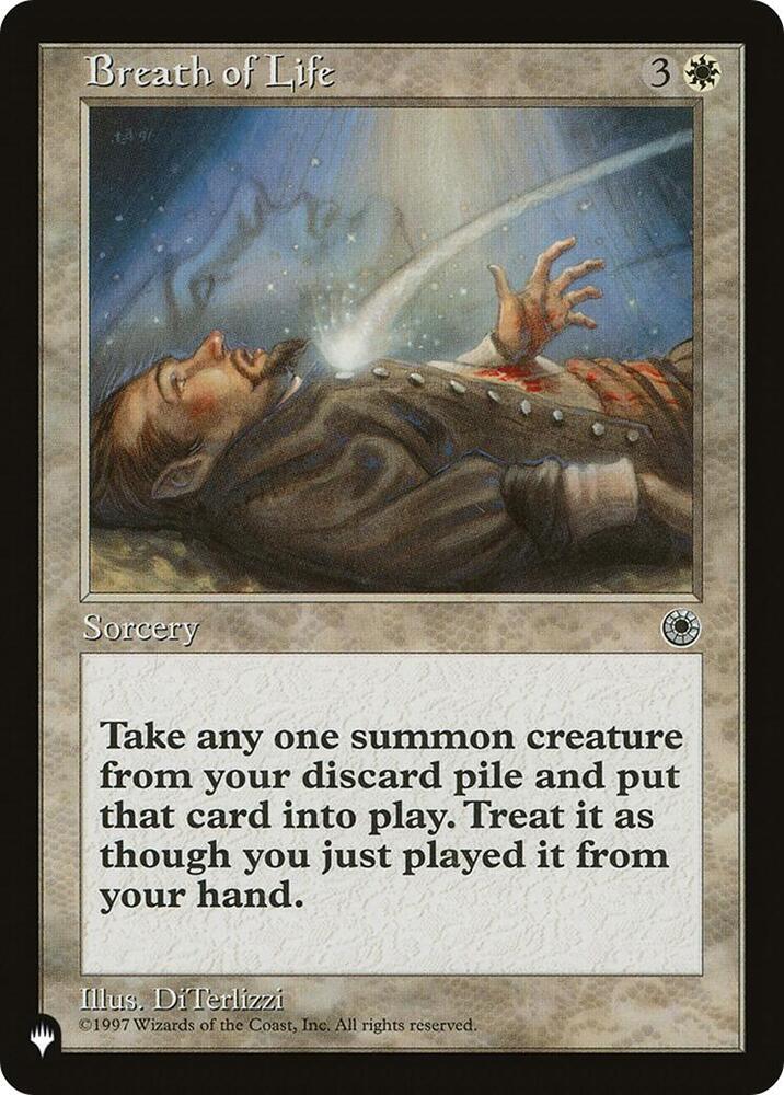 Breath of Life: The List Reprints