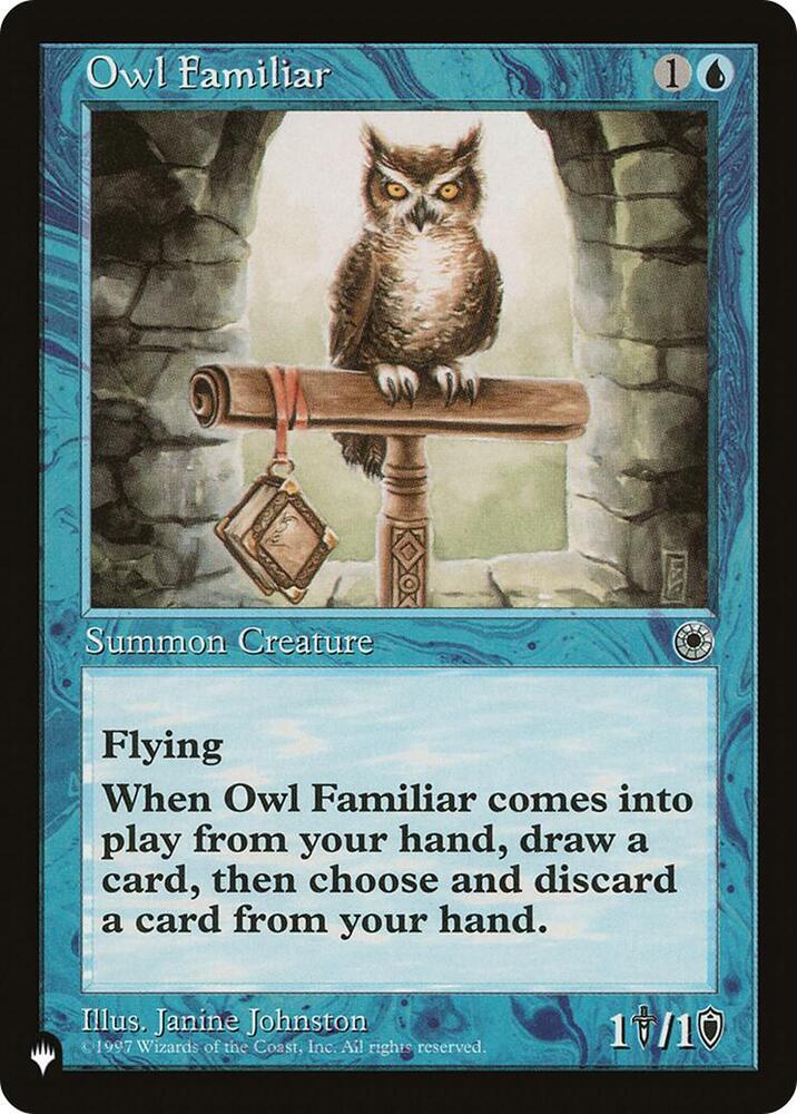 Owl Familiar: The List Reprints