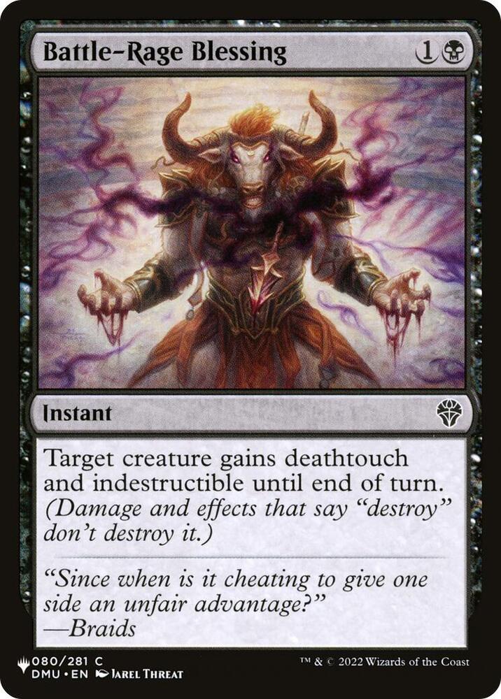 Battle-Rage Blessing - 080/281: The List Reprints
