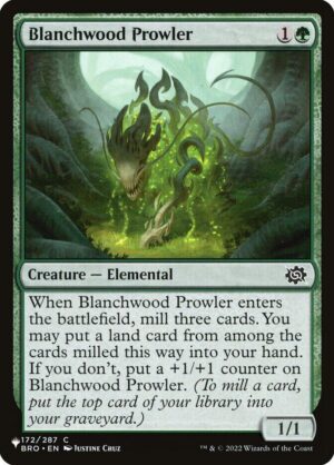 Blanchwood Prowler - 172/012: The List Reprints