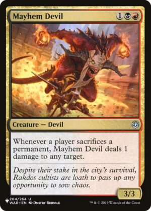 Mayhem Devil - 204/264: The List Reprints