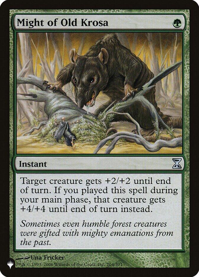 Might of Old Krosa - 204/301: The List Reprints