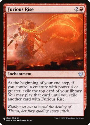 Furious Rise - 136/254: The List Reprints
