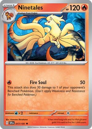 Ninetales - 017/191: SV08: Surging Sparks