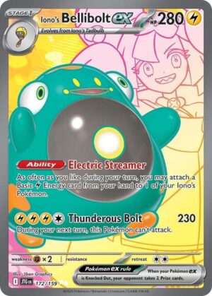 Iono's Bellibolt ex - 172/159 - 172/159: SV09: Journey Together