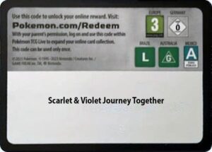 Code Card - Journey Together Booster Pack: SV09: Journey Together