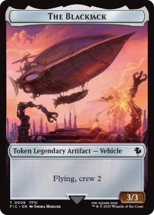 The Blackjack // The Monarch Double-Sided Token - 8 // 11: Commander: FINAL FANTASY