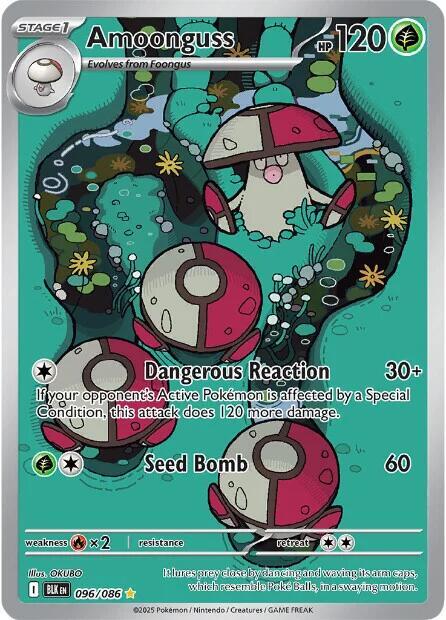 Amoonguss - 096/086 - 096/086: SV: Black Bolt