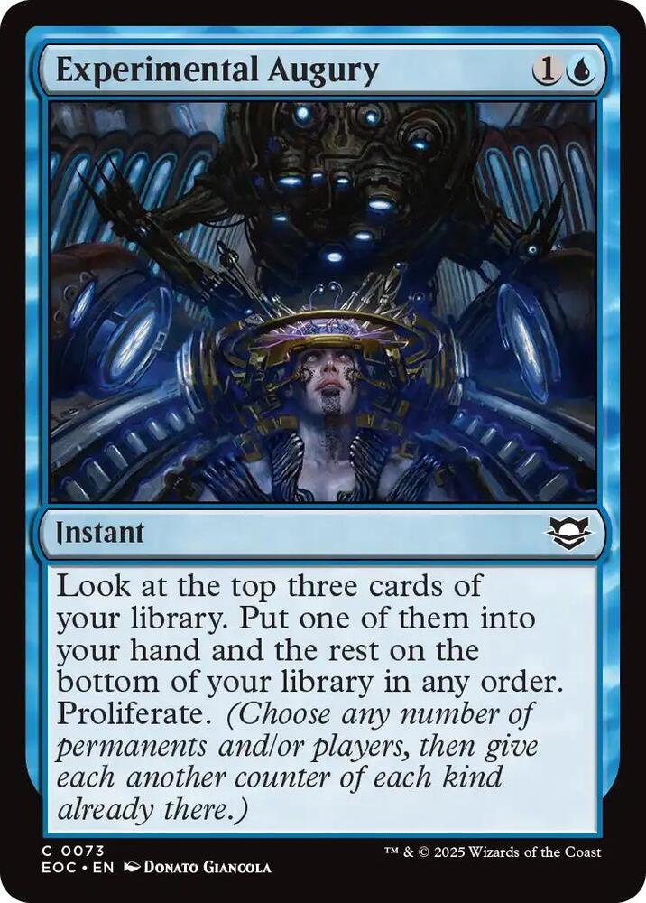 Experimental Augury - 73: Commander: Edge of Eternities