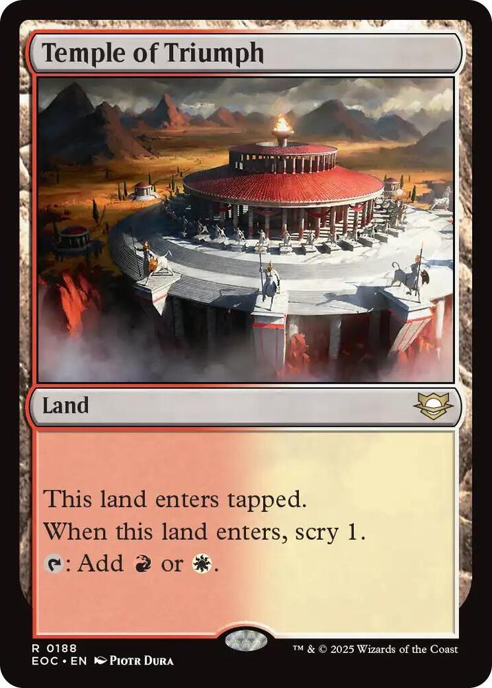 Temple of Triumph - 188: Commander: Edge of Eternities