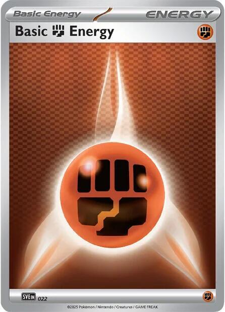 Basic Fighting Energy - 022 - 022: SVE: Scarlet & Violet Energies