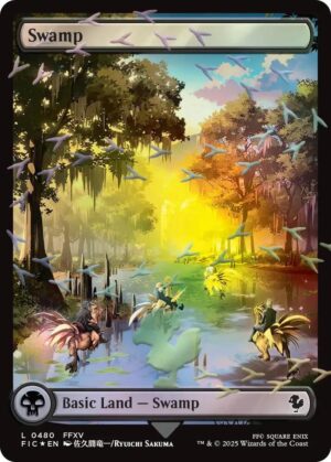 Swamp (Chocobo Track Foil) - 480: Commander: FINAL FANTASY