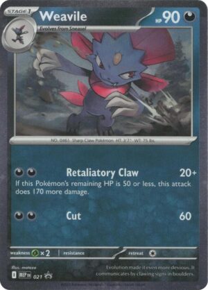 Weavile (Cosmos Holo) - 021: ME: Mega Evolution Promo